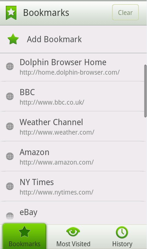 Dolphin Browser Mini beta登陆Android平台