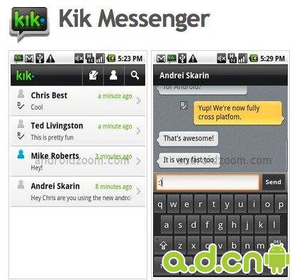 Kik Messenger：“单调”的跨平台聊天软件