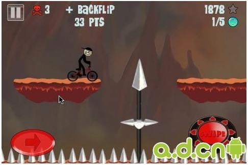 《火柴人特技StickMan BMX》