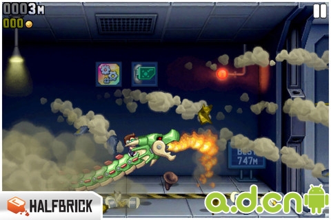 《火箭飞人 Jetpack Joyride》