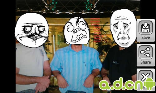 《暴走漫画相机 Rage Face Photo》