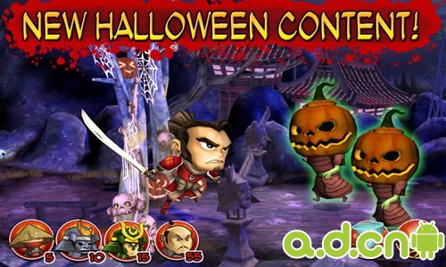 《武士大战僵尸 万圣节 SAMURAI vs ZOMBIES DEFENSE》