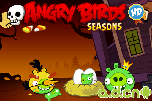 《愤怒的小鸟 万圣节版 Angry Birds Seasons》
