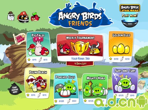 《愤怒的小鸟 朋友版 Angry Birds Friends》