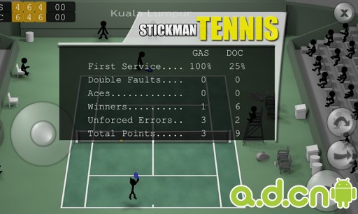 《火柴人网球 Stickman Tennis》安卓版下载