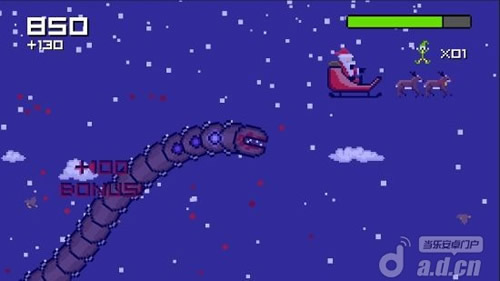  《超级蠕虫大战圣诞老人 Super Mega Worm Vs Santa Saga》
