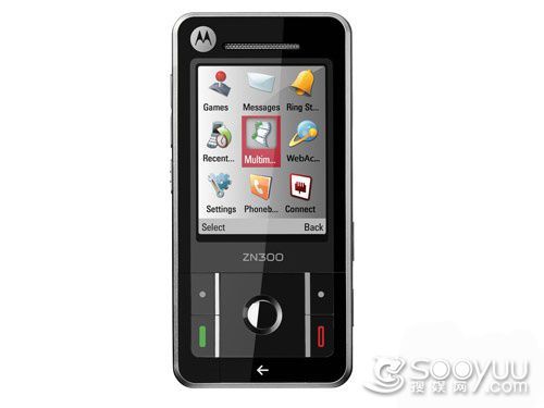 滑盖音乐娱乐 摩托罗拉ZN300行货768元