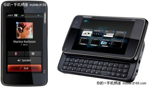 全新Maemo系统 诺基亚N900最新报价2790