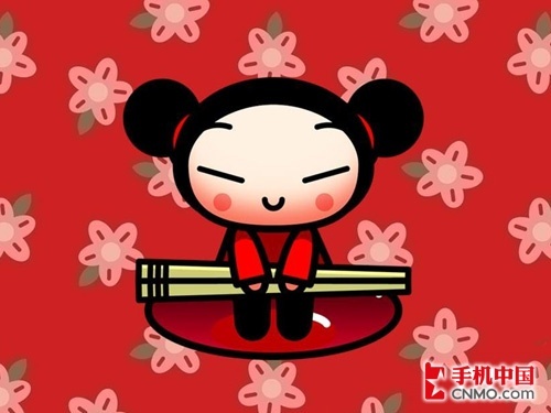 [新品]将可爱进行到底 超小中国娃娃pucca手机