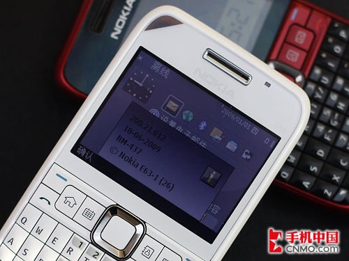只爱白色系 诺基亚e63白色特别版图赏